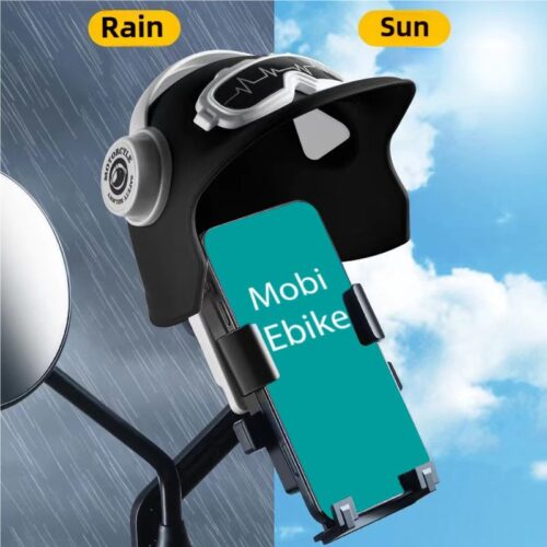 Phone Holder for bike ebike motorbike bicycle - Waterproof Sunproof Rainproof cooling