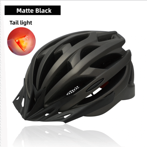 High Quality Ebike Cycling Helmet with LED Tail Light | Lightweight EPS Shock Absorbing Adult Helmet