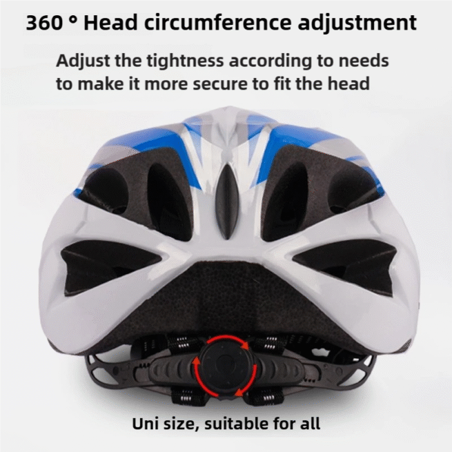 Bicycle Bike Cycling Helmet Adjustable Strap Ventilation Unisize - Image 3