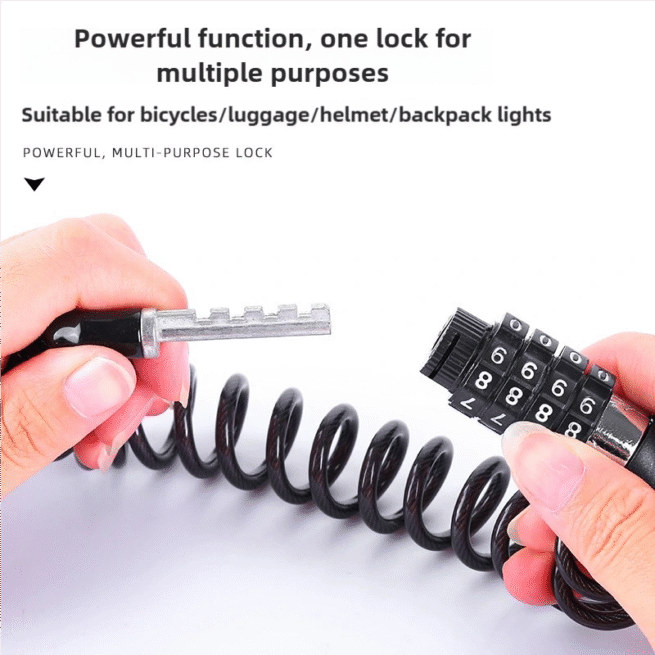 Mini Digital Number Lock Bicycle Ebike PAB Scooter Helmet and other items. Easy to use - Image 3