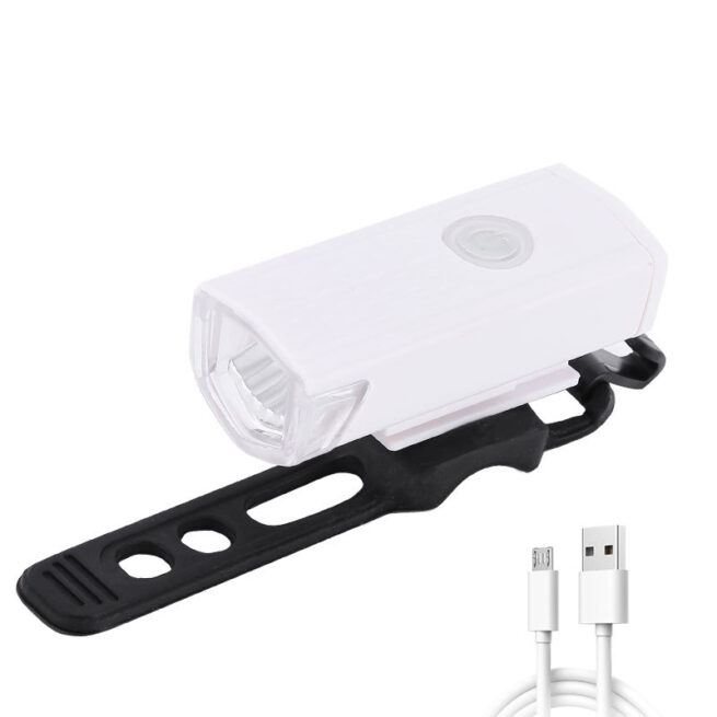 USB Rechargeable LED Bike Headlight – Lightweight, Waterproof, Portable Cycling Safety Light - Image 4