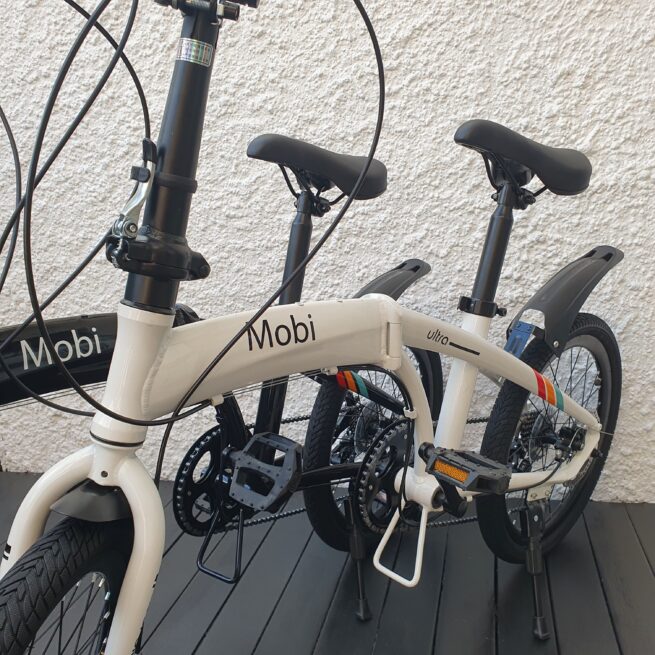 Mobi Ultra Folding Bicycle Pre-install Shimano Aluminium Bike (anti-rust, lightweight, MRT bus & boot friendly) - Image 3