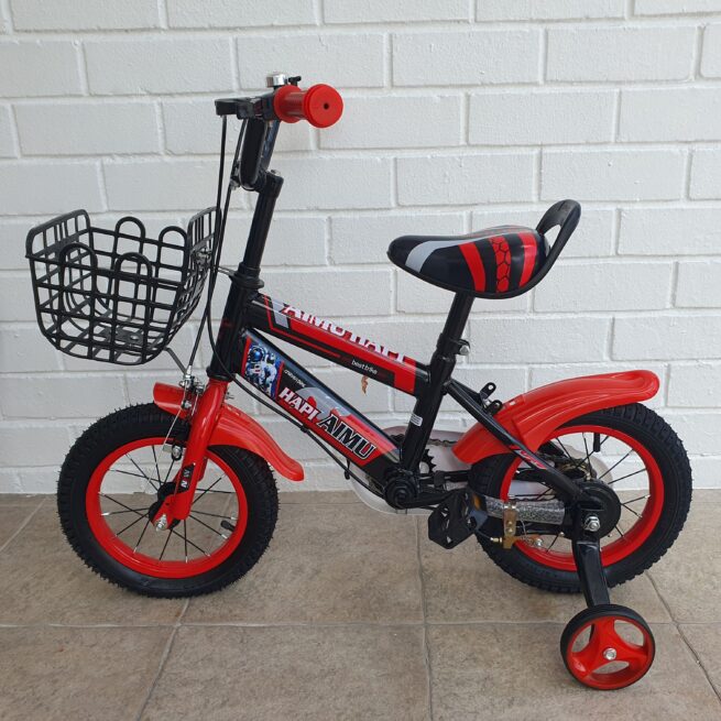 Kid's Bicycle with Training Wheels & Basket - Durable Children's Bike - Image 3