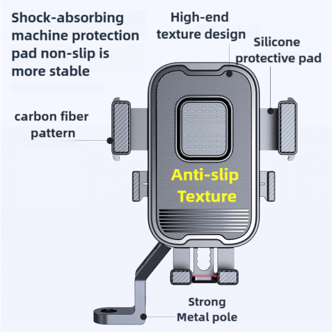 Phone Holder Bike Waterproof With Cap Umbrella - Image 8