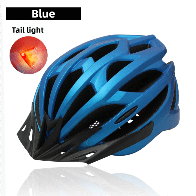 High Quality Ebike Cycling Helmet with LED Tail Light | Lightweight EPS Shock Absorbing Adult Helmet - Image 3