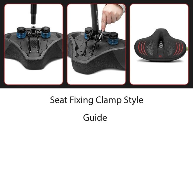 Mobi Premium Bicycle Saddle Seat Comfortable Damping Shock Absorption - Ergonomic & Universal Fit - Image 5