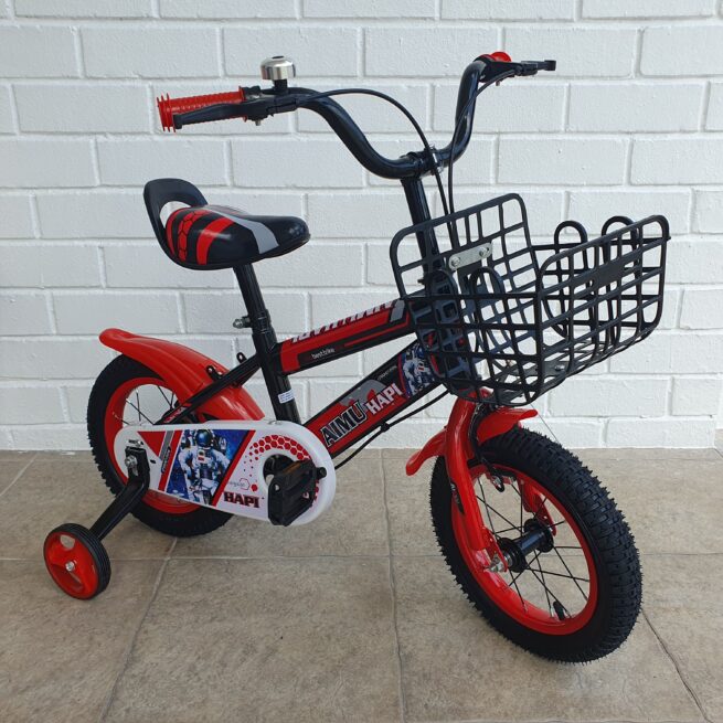 Kid's Bicycle with Training Wheels & Basket - Durable Children's Bike - Image 7