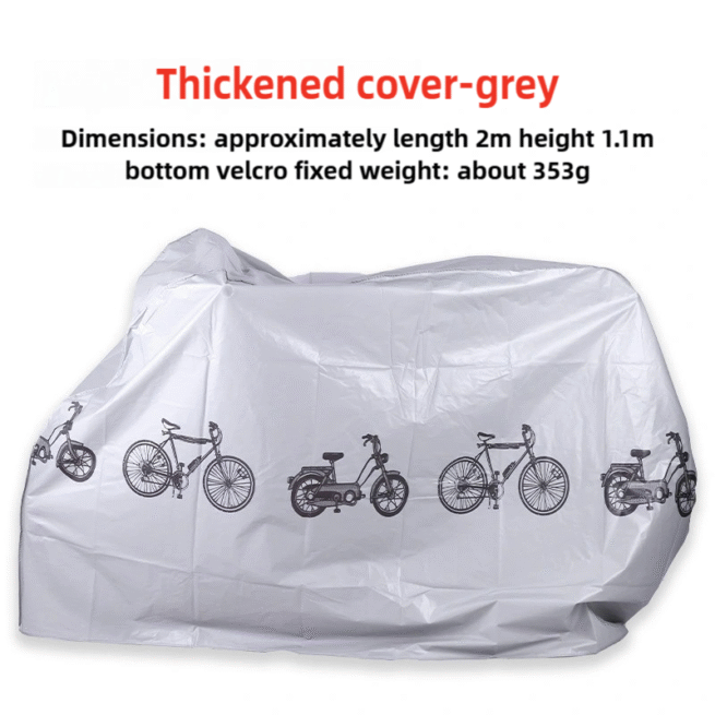 Bike Cover for Bikes, bicycle, ebike, PAB, motorbike 350g (thick version) - Image 6