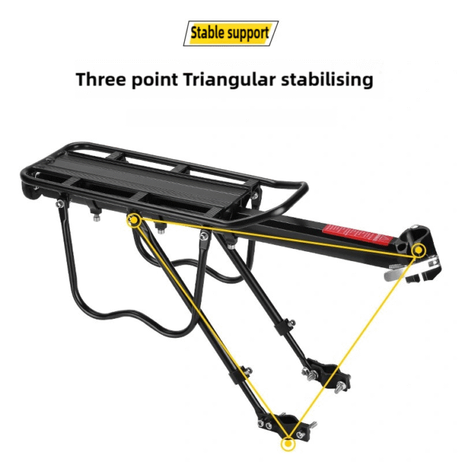 Rear Rack for Bicycle, Ebike, PAB (Universal Fit) - Image 4