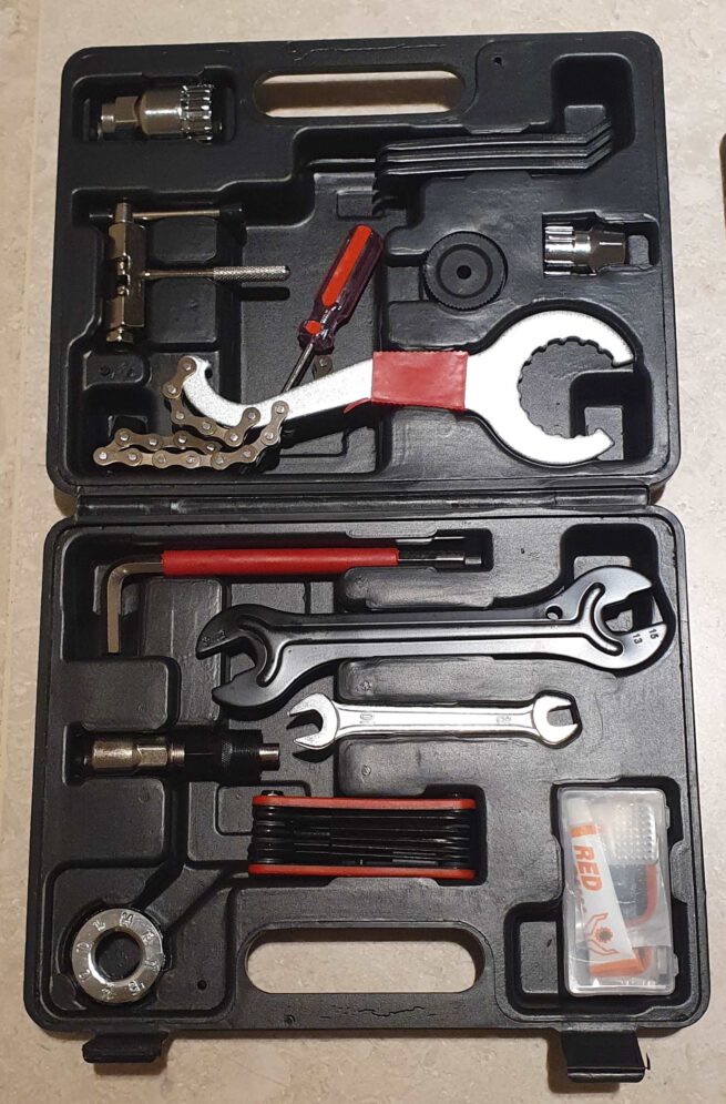 Bicycle Repair Tool Kit Box Set | Bike Cycle Maintenance Mechanic Toolbox Spanner Wrench Chain - Image 4