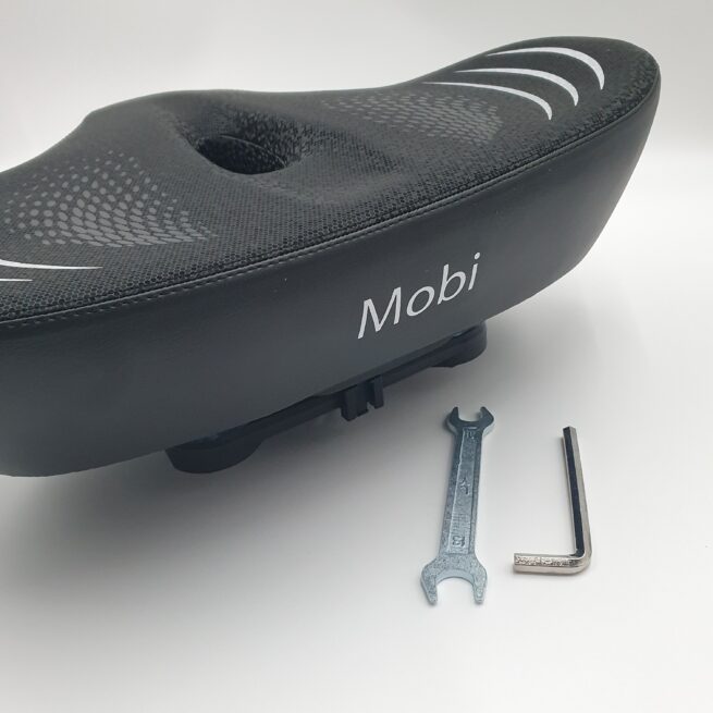 Mobi Premium Bicycle Saddle Seat Comfortable Damping Shock Absorption - Ergonomic & Universal Fit - Image 3