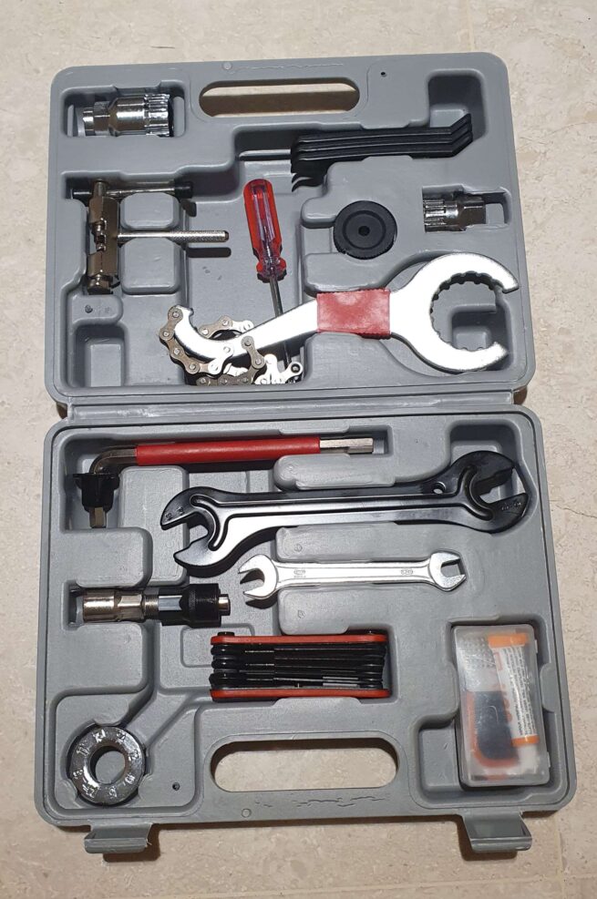 Bicycle Repair Tool Kit Box Set | Bike Cycle Maintenance Mechanic Toolbox Spanner Wrench Chain - Image 3