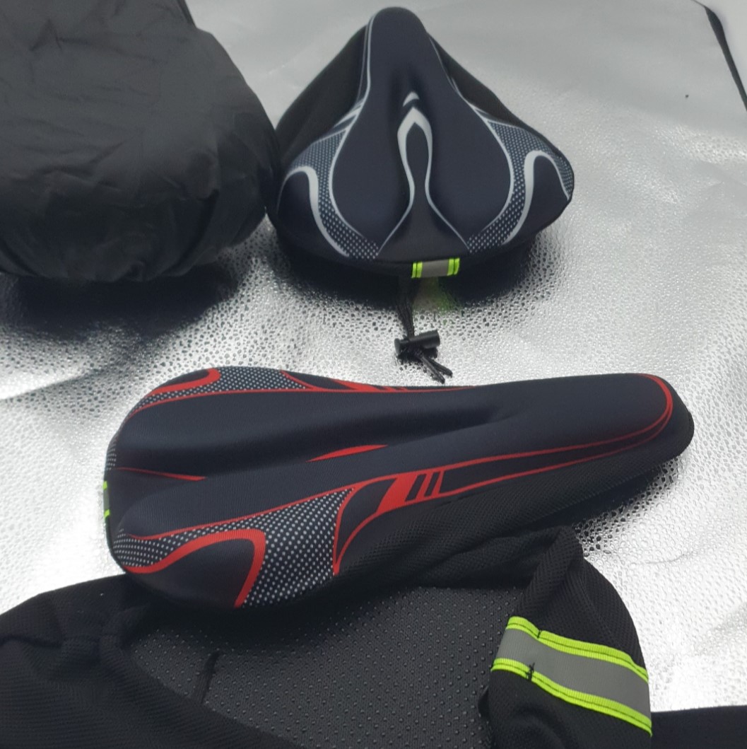Mobi Silicone Bike Seat Cushion Cover – Soft Thick Gel Pad | Breathable & Non-Slip | Reflective Strip | Waterproof Cover | MTB Road Folding Bicycle Saddle Protector | Singapore Local Stock - Image 3
