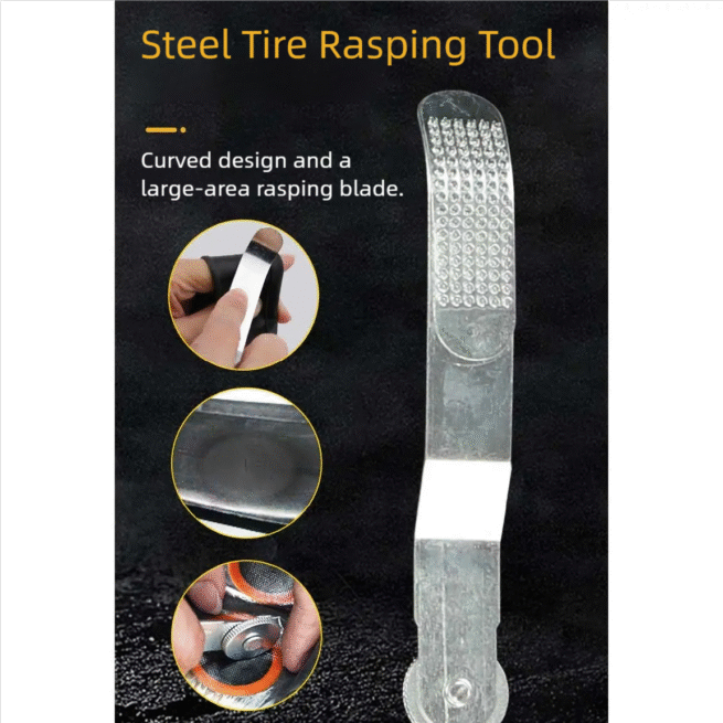 Bicycle Tyre Repair Tool Kit tyre punctured patching - Image 2